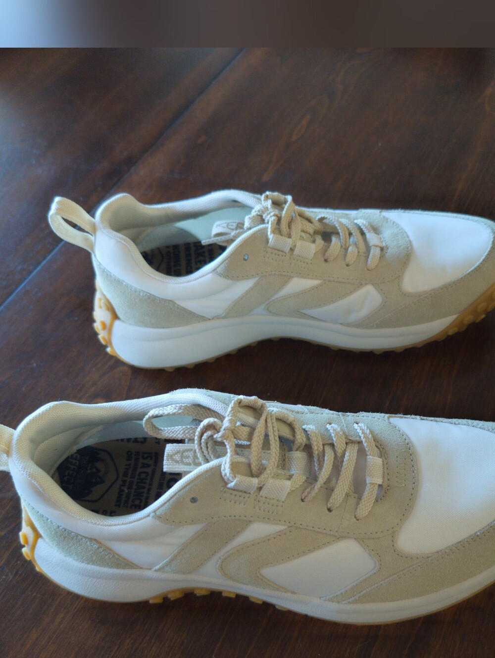 Men's Beige Athletic Sneakers - Neutral Casual Trainer